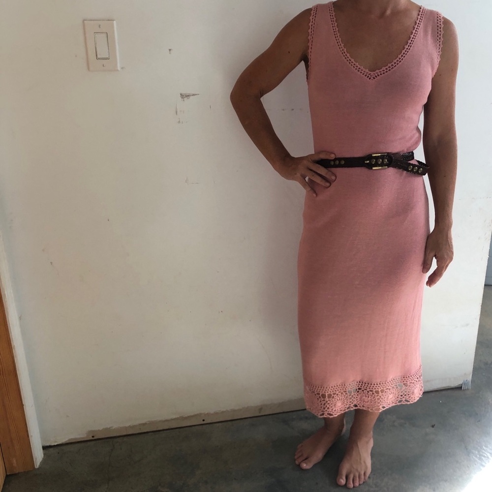 Vintage Knit Body Con Dress